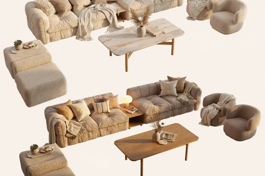 Sectional Sofa Living Room Decor Ideas | Modern Farmhouse on a Budget | January Refresh