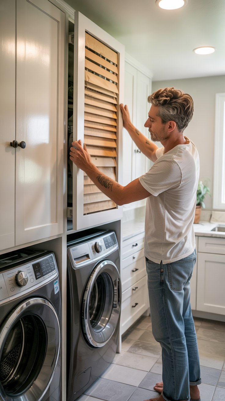 Luxury Laundry Room Organization Ideas with Hidden Storage Solutions