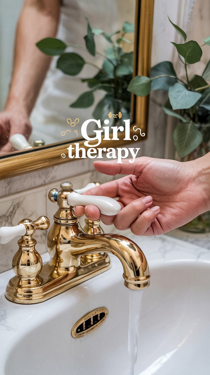 Girl Therapy Self-Care Routine: Luxe Bathroom Pampering Ideas