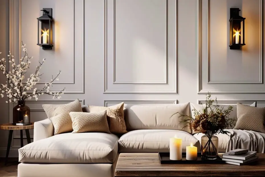 Cozy Living Room Sofa Ideas for Small Spaces | Warm Neutral Decor